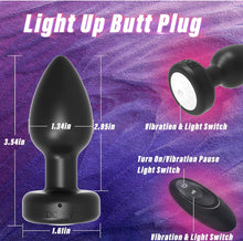 Load image into Gallery viewer, LED Anal Plug Vanitè Cosmetics
